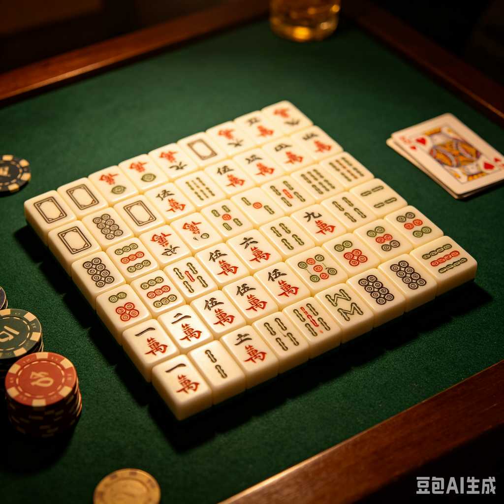 metallic finish mahjong set